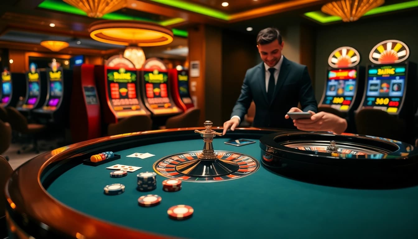 Experience the thrill of gambling at Trang chủ Haywin with luxury casino elements and vibrant gaming atmosphere.