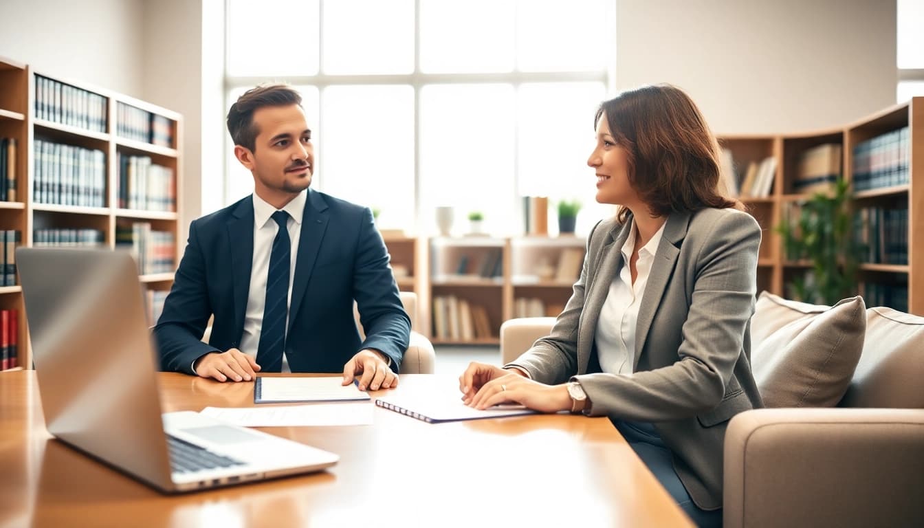 Consultation at https://www.buckheadfamilylaw.com with an experienced family law attorney in a modern office.