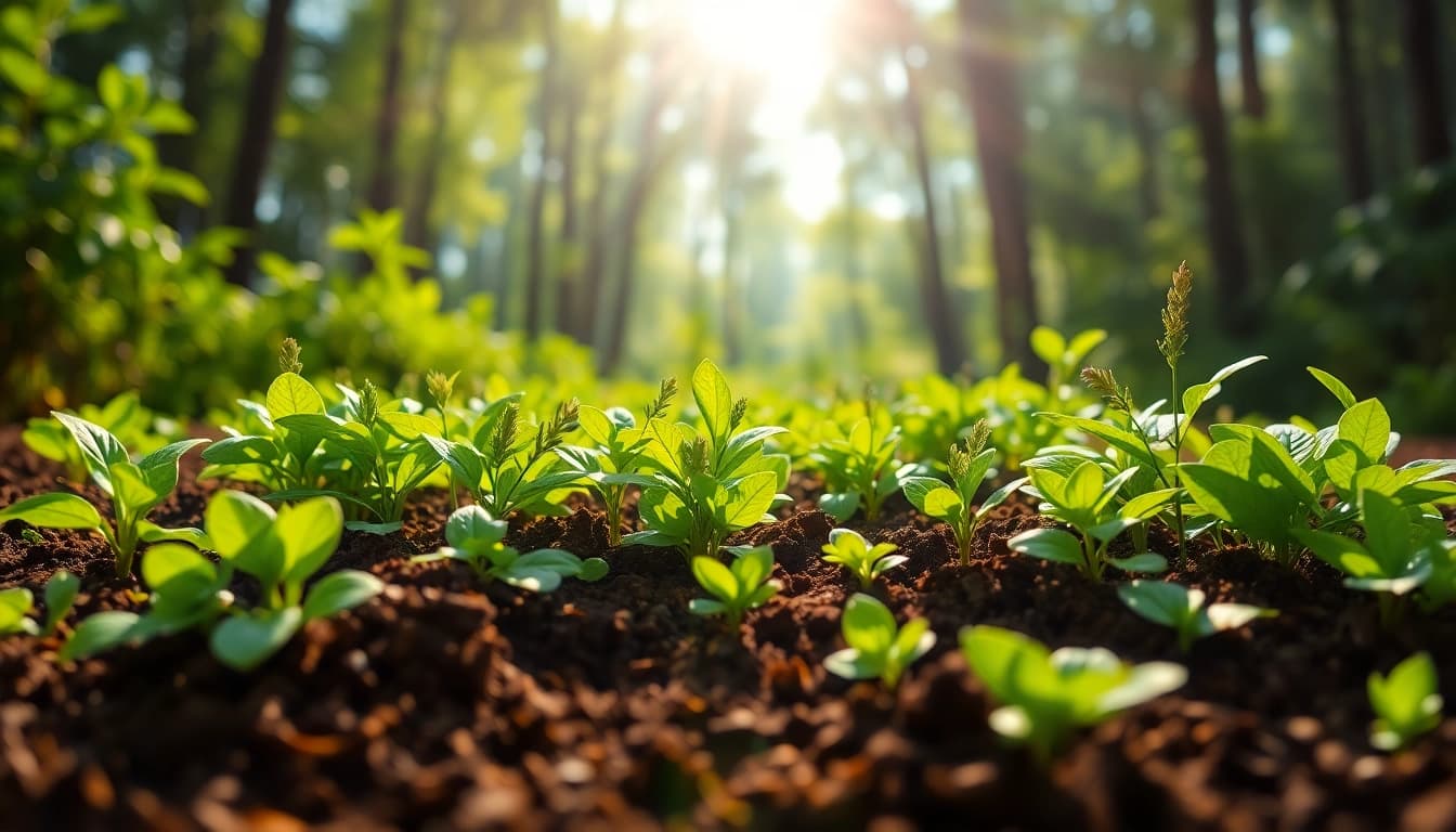 Showcase sustainable growth with plants at https://www.unsustainablemagazine.com highlighting environmental harmony.