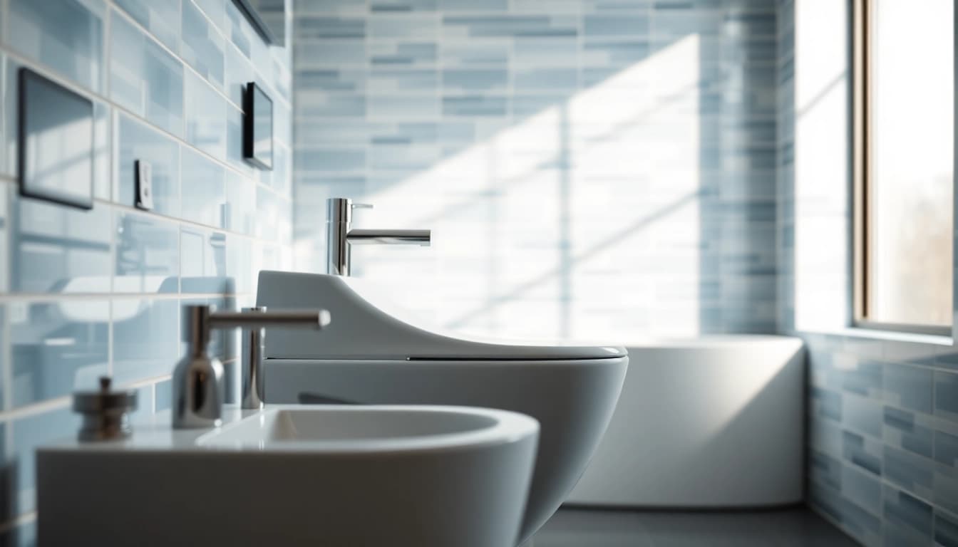 Utilizzare il bidet elegante per una maggiore igiene e comfort nel bagno moderno.