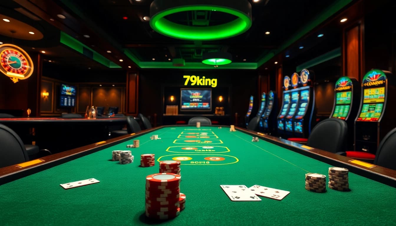 79king facilitates thrilling poker action and roulette excitement at luxurious casino tables.