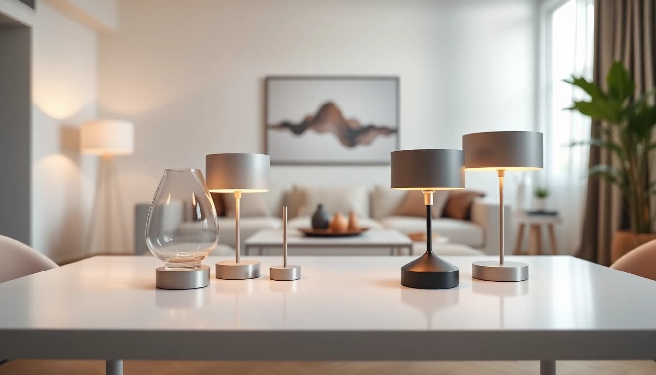 Showcase ELC Lamps Online featuring elegant designs and modern aesthetics.