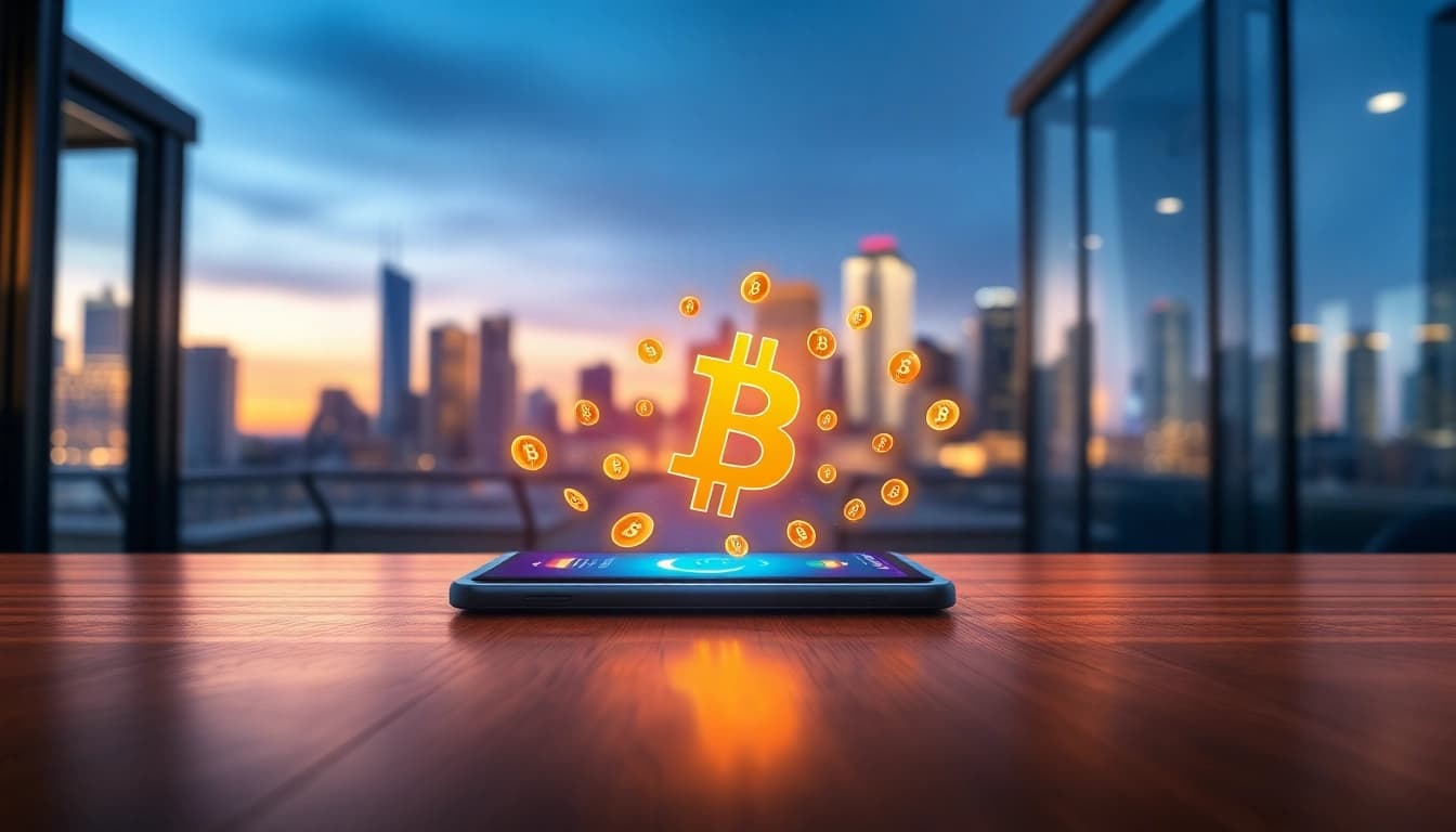 Visual representation of a Crypto Wallet showcasing cryptocurrency symbols and a modern interface.