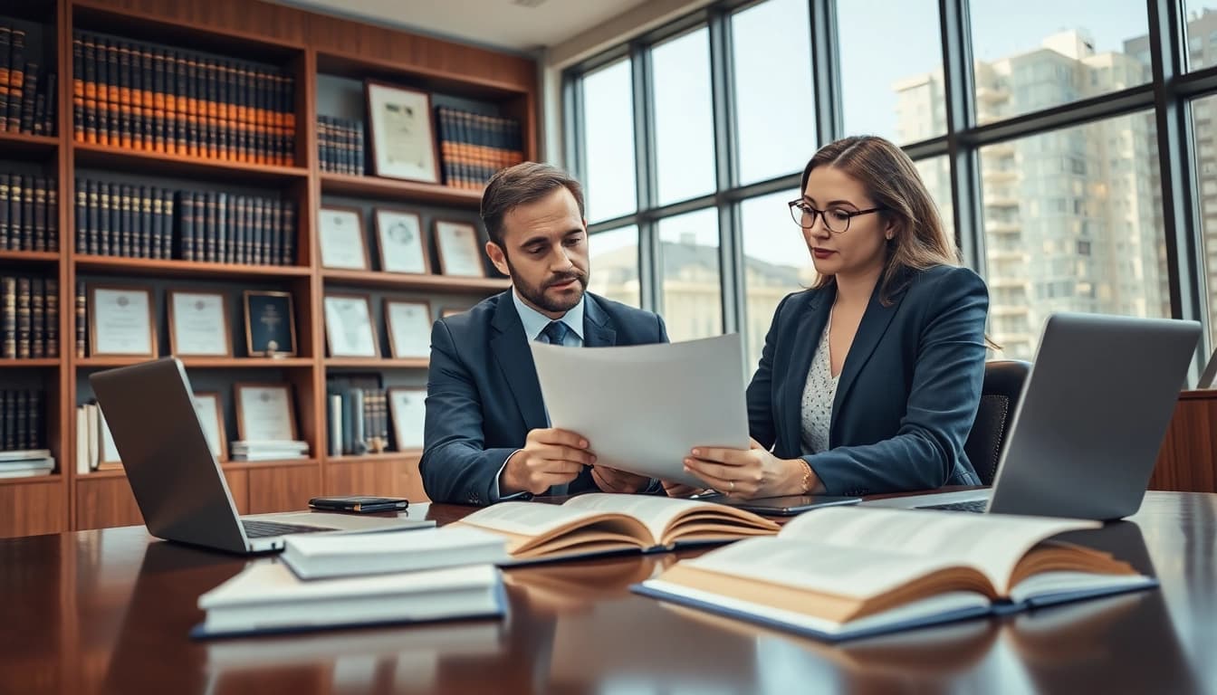 Consult with a personal injury attorney at https://www.turnpikelaw.com in a modern office, showcasing professionalism.