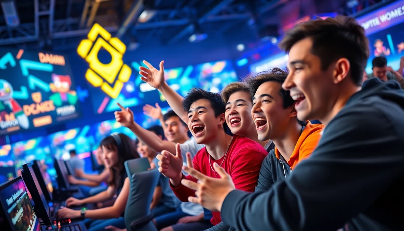 Dive into the excitement of daman games with players celebrating their victories in a vibrant gaming atmosphere.