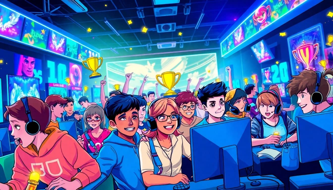 Engage with vibrant daman games action featuring competitive players and dynamic gaming elements.