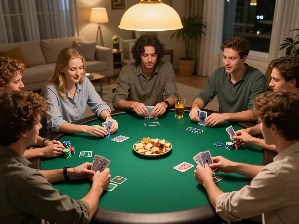 Trải nghiệm những khoảnh khắc thú vị trong poker khi người chơi tham gia vào những cược chiến lược trong khi thưởng thức đồ ăn nhẹ, m88 mới nhất hôm nay.