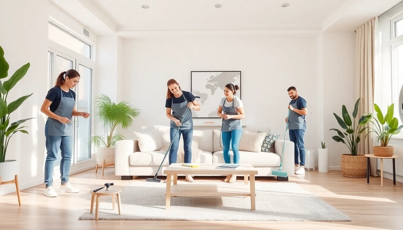 Enhancing your home with a professional cleaning service to ensure a spotless environment.