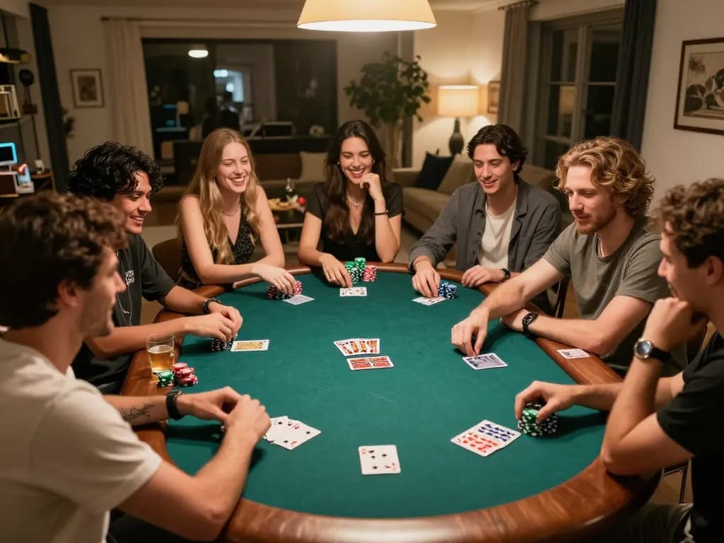 Cakhiatv bringing friends together for an exciting poker night filled with strategy and fun