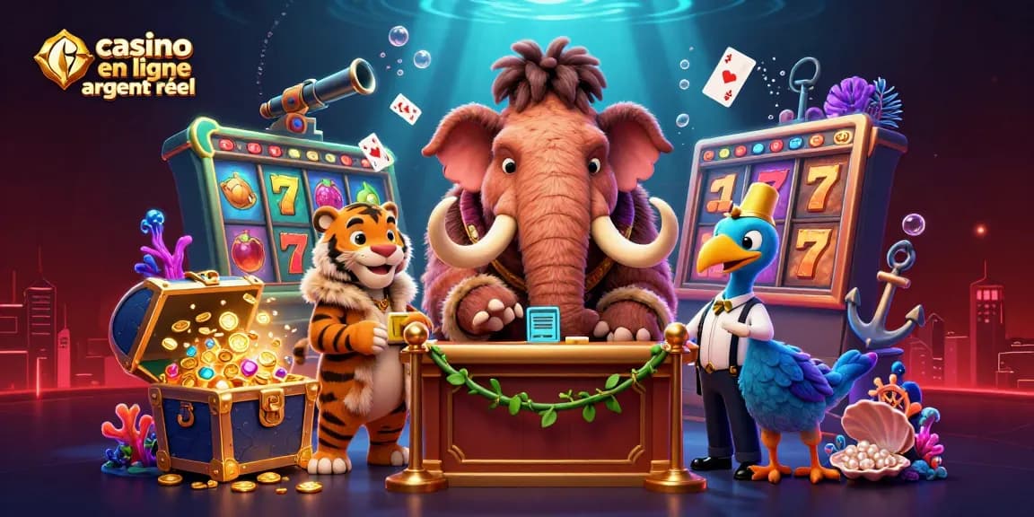 Vivez l'expérience du casino en ligne argent réel avec un mammouth escorte et un tigre VIP !
