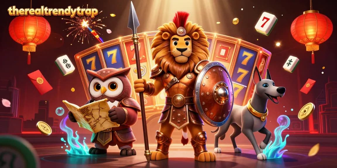 Menangkan jackpot di therealtrendytrap dengan simbol slot yang berkilauan dalam atmosfer penuh keberuntungan.