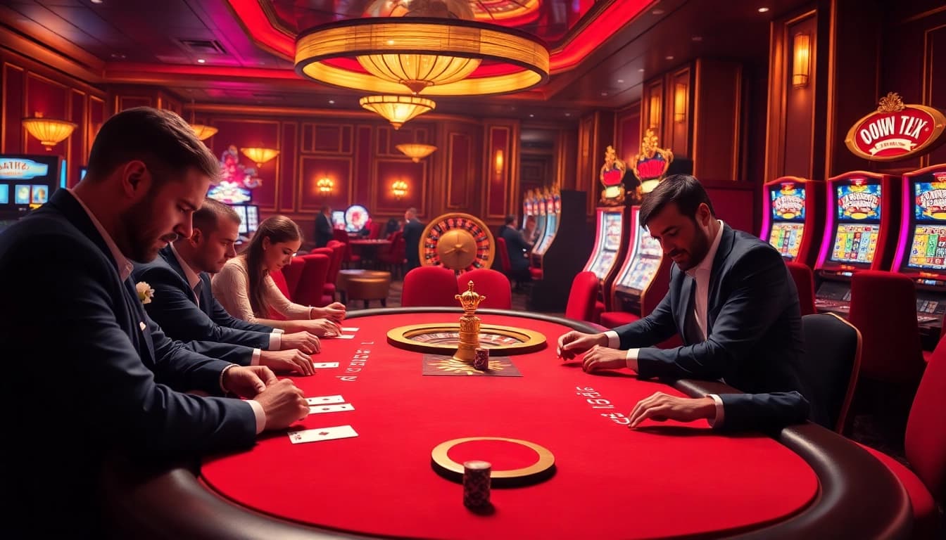 Experience thrilling gameplay at https://af88.co.uk/ with luxury casino tables and vibrant slot machines.