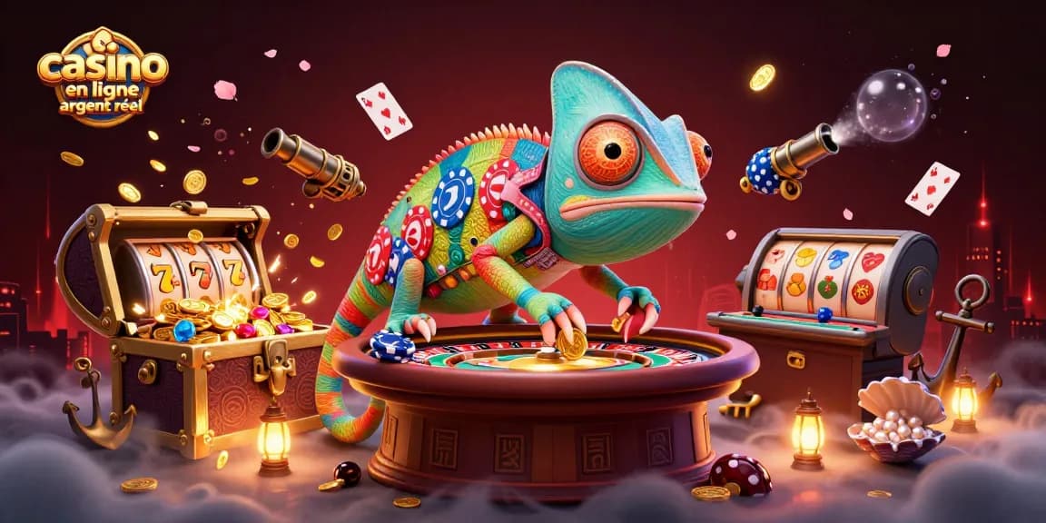Le chameleon casino en ligne argent réel attire les richesses des jeux d'argent.