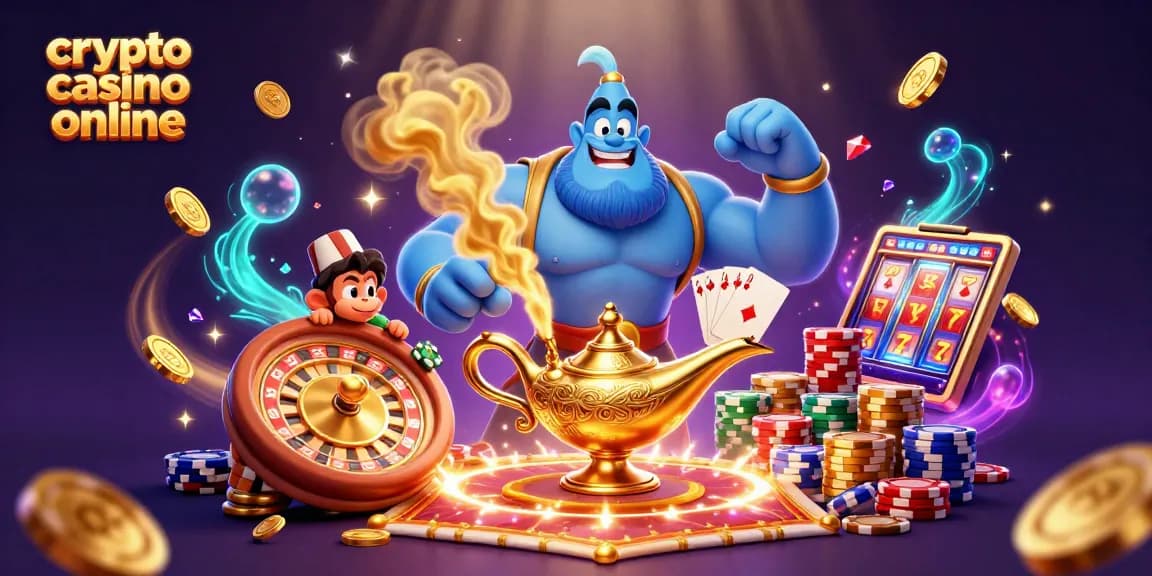 Gioca nei crypto casino online e vinci con il genio e le monete d'oro!