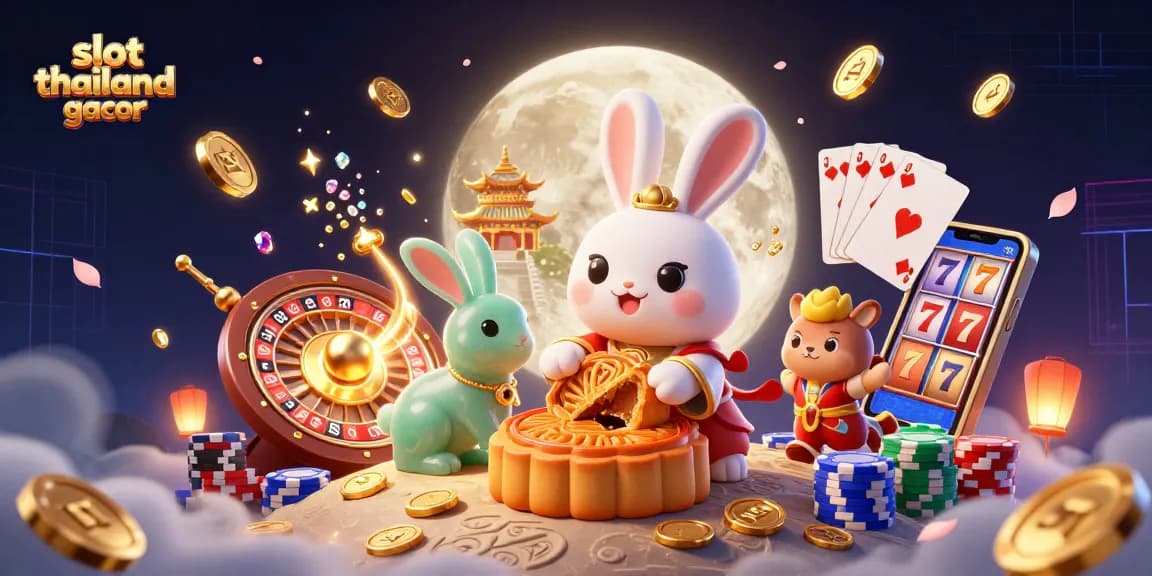 Experience thrilling gameplay with Slot Thailand Gacor, showcasing vibrant casino elements and characters.