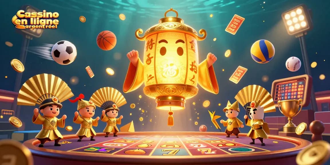 Gagnez avec casino en ligne argent réel en profitant des jackpots dans une scène animée dynamique.