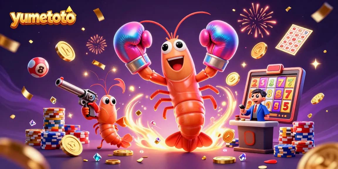 Menangkan angka jackpot di yumetoto dengan kartu bingo dan bola undian yang penuh warna!