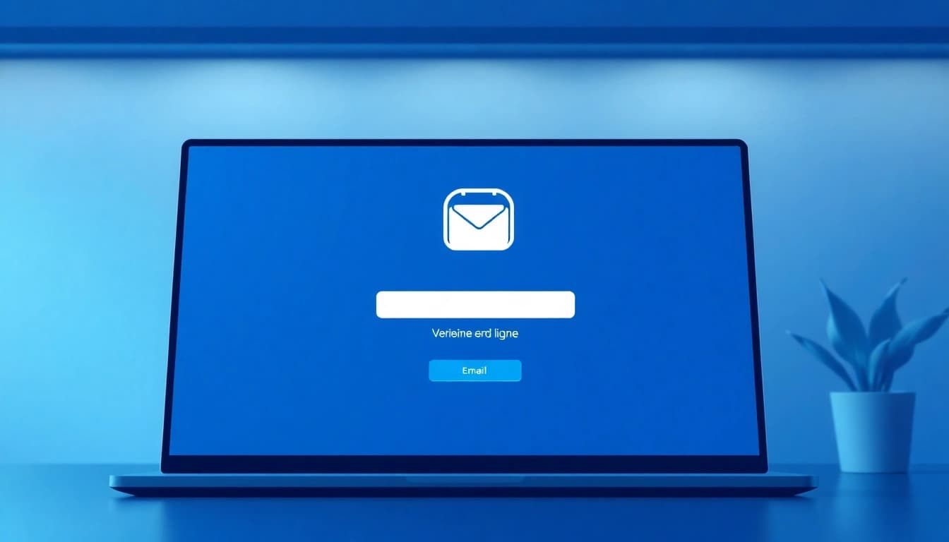 Vérification d'email en ligne, interface intuitive affichant des résultats précis et instantanés.