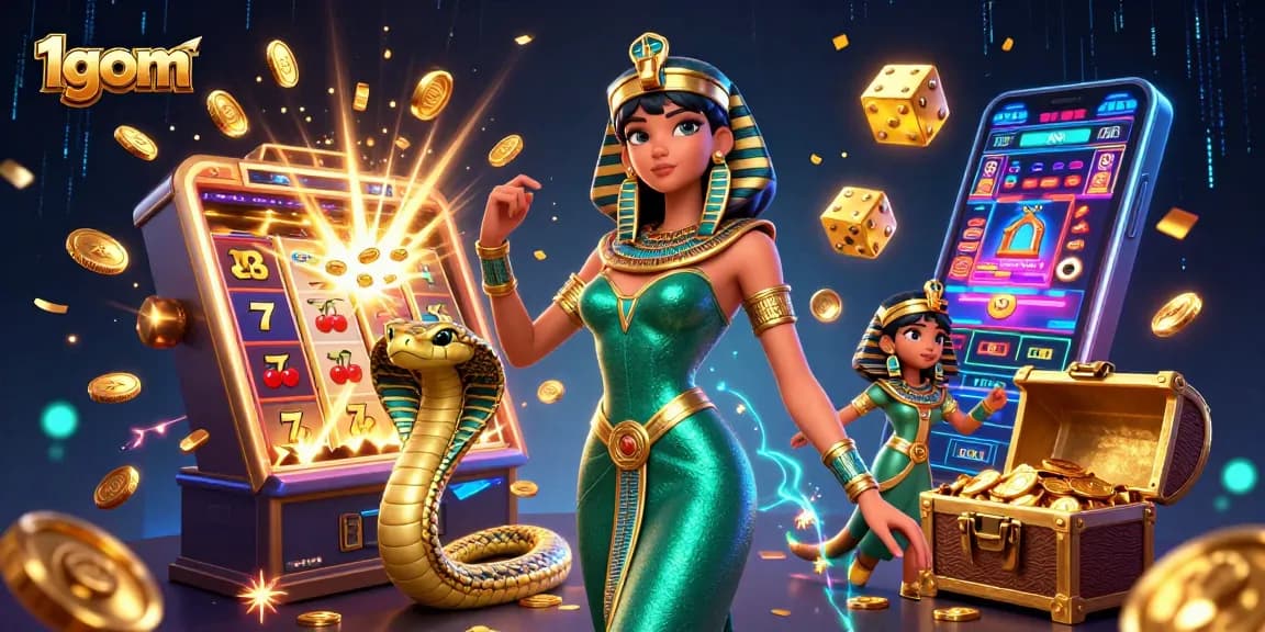Experience thrilling gameplay with 1gom, showcasing dynamic casino elements and stunning visuals.