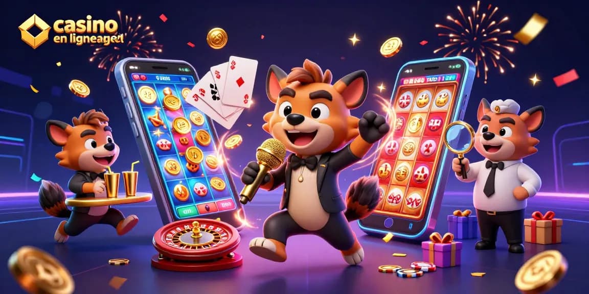 Célébrer l'amusement au casino en ligne argent réel avec des hyènes humoristiques et des jeux dynamiques.
