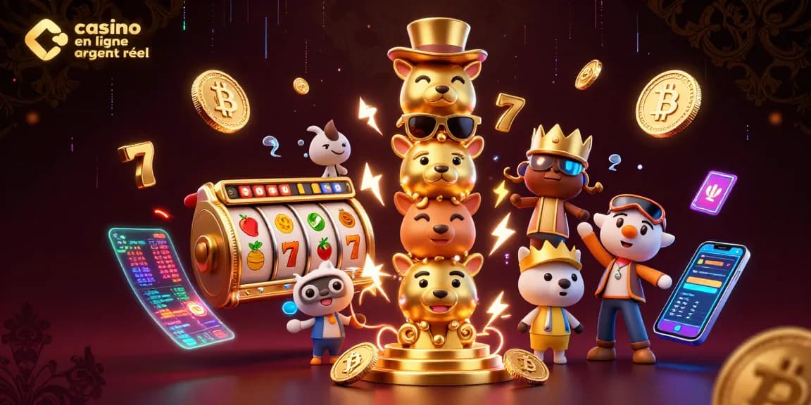 Jouez à un casino en ligne argent réel avec un totem inspirant, mettant en avant des éléments de machine à sous vibrants.