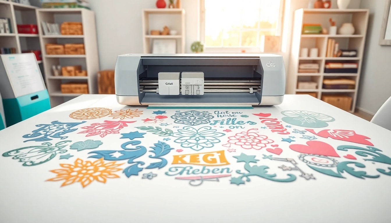 Create stunning projects with SVG cut files free download presented in a vibrant crafting workspace.