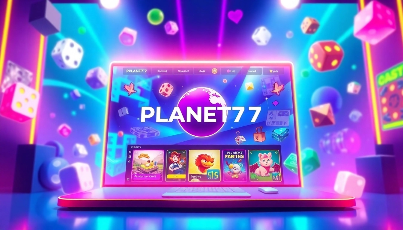 Nikmati pengalaman menarik memainkan PLANET77 game dengan antarmuka permainan yang inovatif.