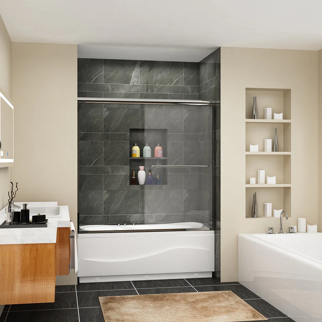 Sliding Tub Door Designs to Modernize Your Bathroom