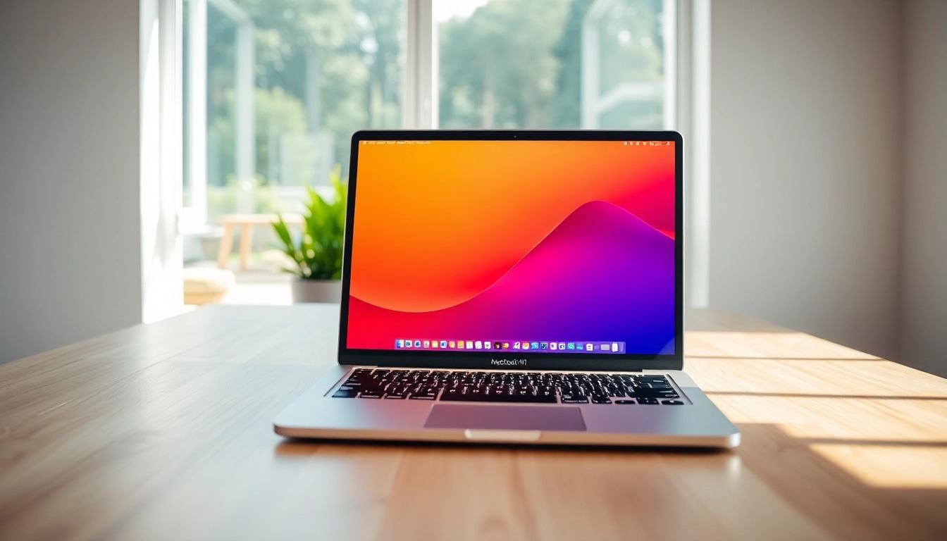Descubre el MacBook Air M1 precio en un entorno de oficina moderno.