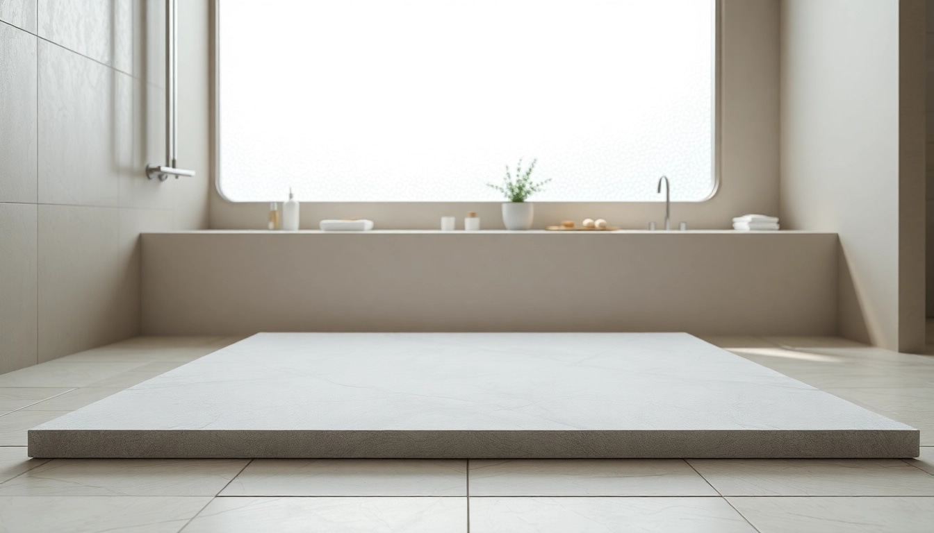 Scopri il piatto doccia elegante in una raffinata ambientazione bagno moderna.