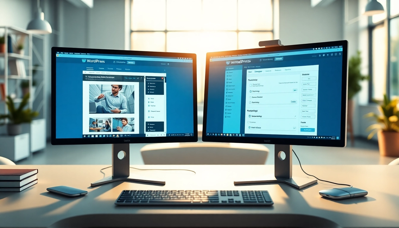 Manage unlimited WordPress tasks efficiently with a vibrant digital workspace showcased.