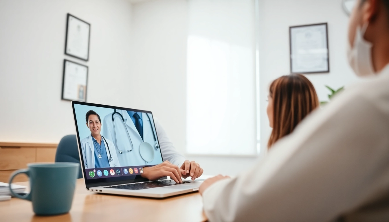 Engaging virtual doctor for minor illnesses in a professional consultation setting.