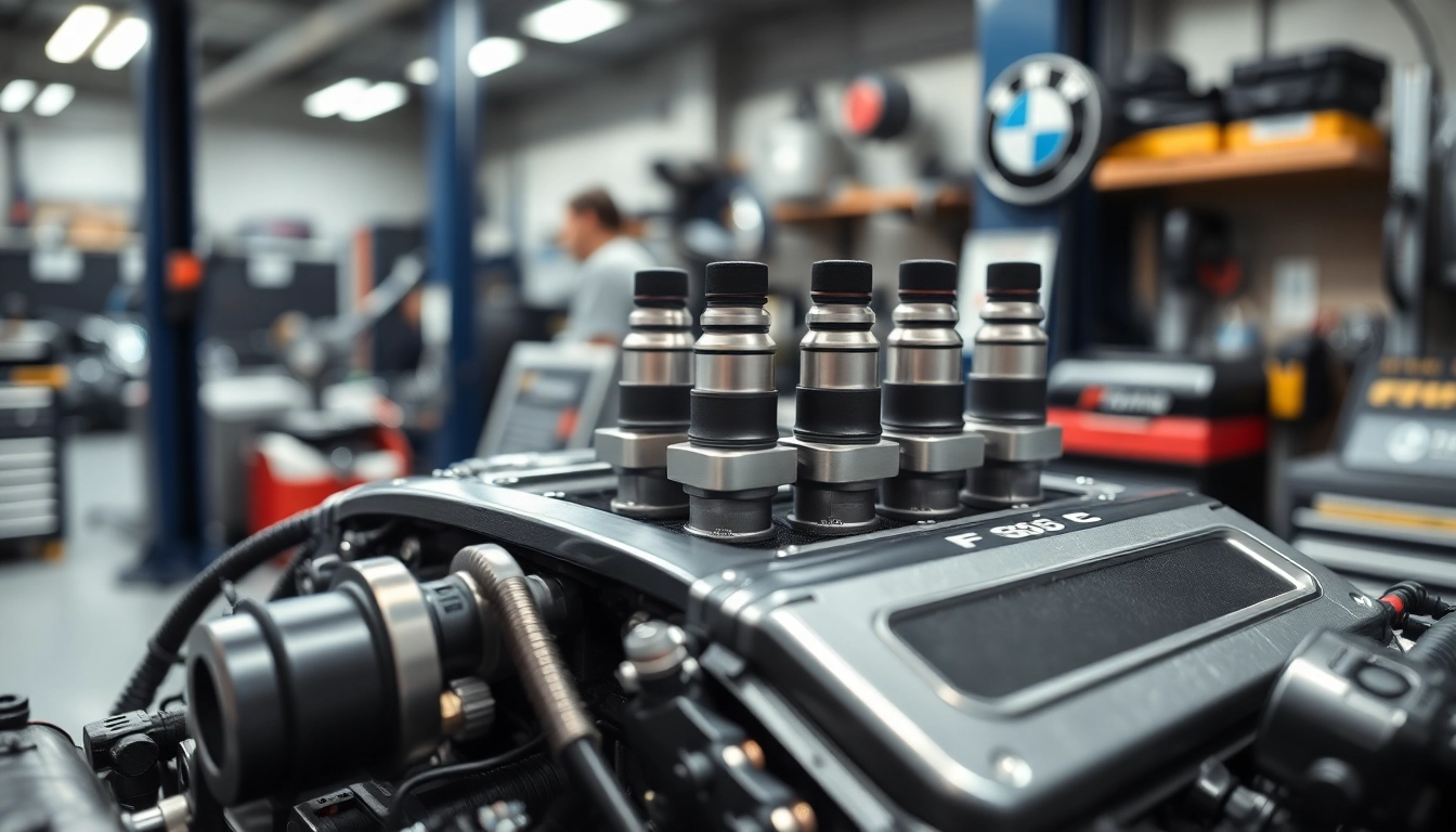 Install a BMW S58 Port Injection System with precision in a dynamic workshop setting.
