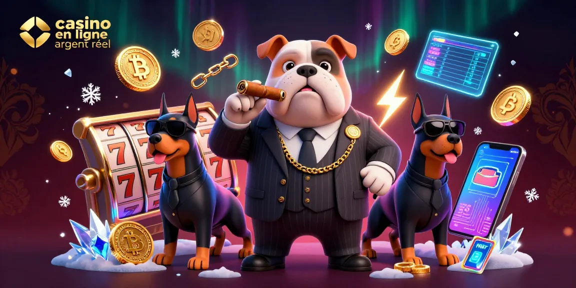 Gagnez en jouant à casino en ligne argent réel avec un mafieux bulldog et ses gardes du corps.