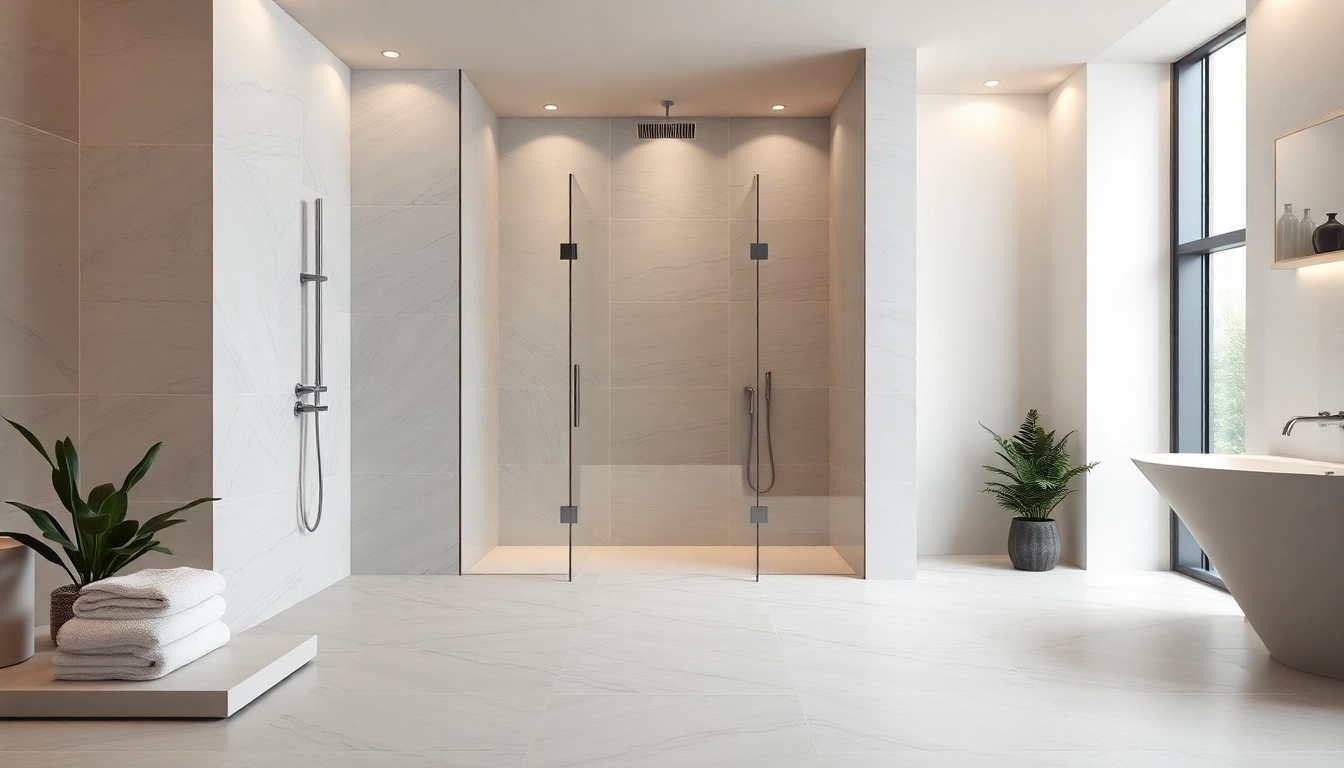Enhance your bathroom with elegant showers featuring luxe designs and modern fixtures.