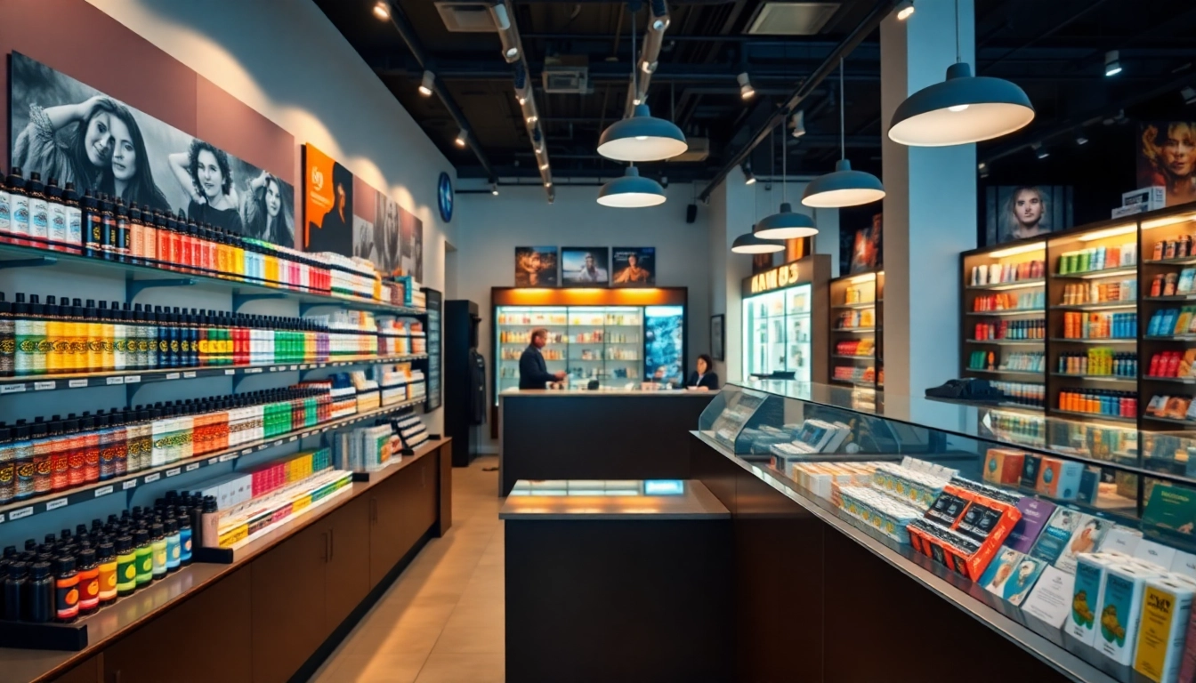 Vape Juice Depot displaying an extensive selection of premium vape products and accessories.