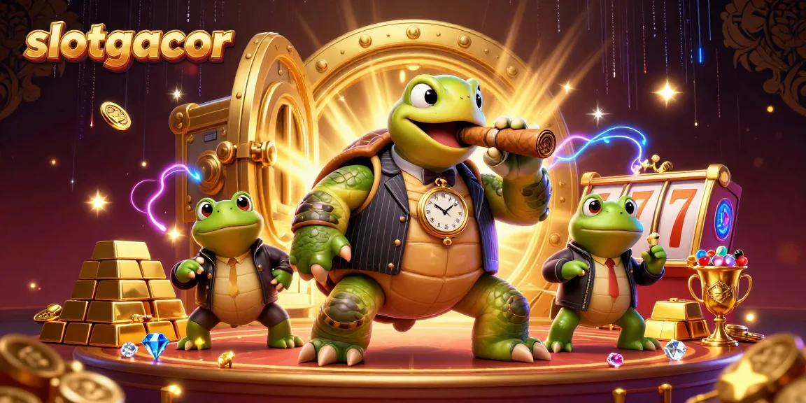 Experience the thrilling action of slotgacor with vibrant characters and sparkling casino treasures.