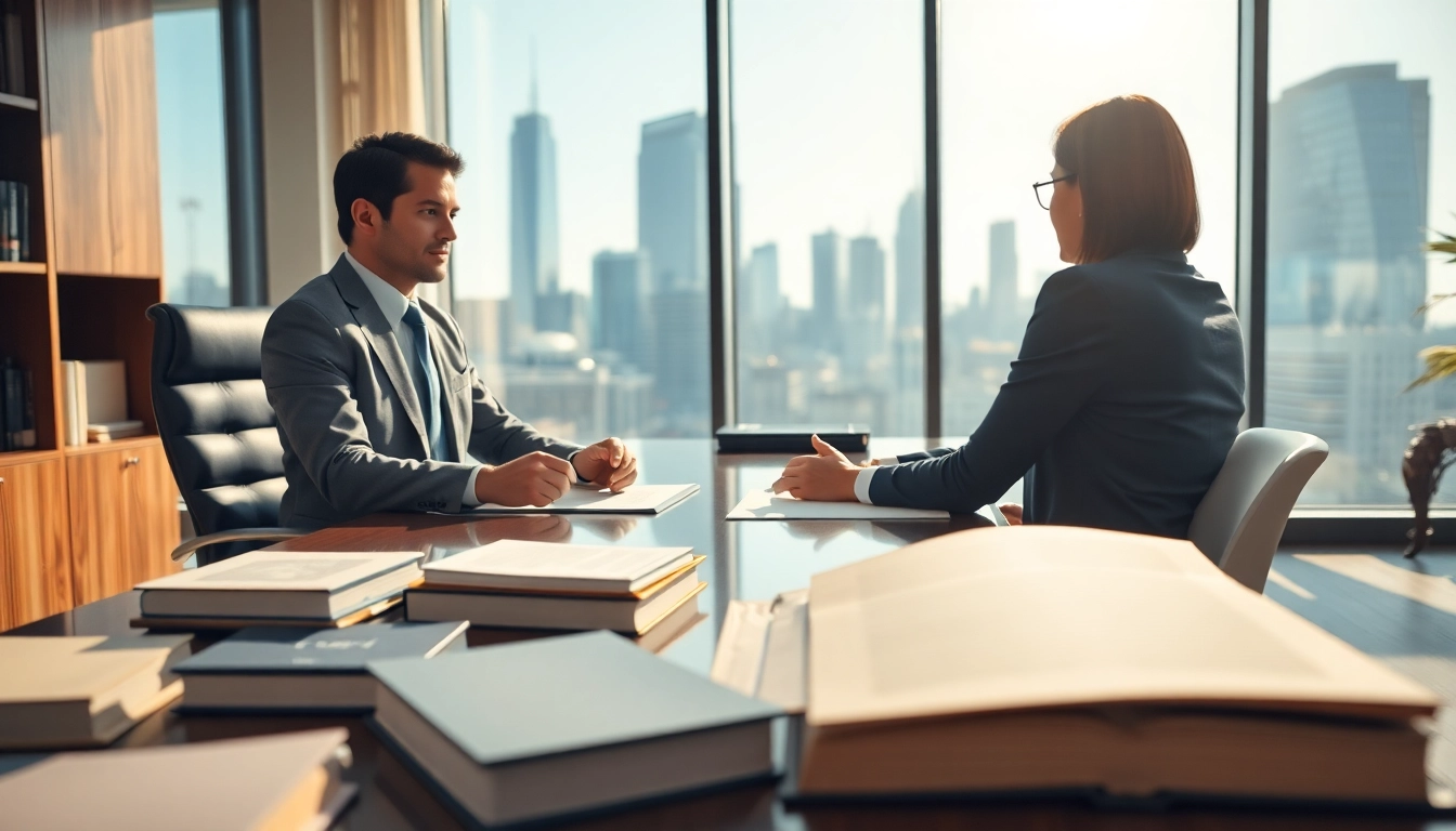 Attorney consulting a client at https://www.fritschlawfirm.com, demonstrating professionalism and trust.