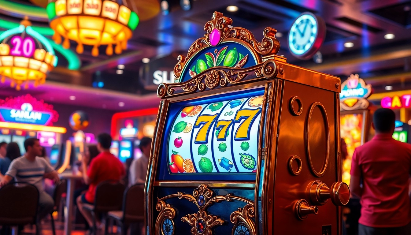 Menangkan jackpot besar di sayapbola slot dengan mesin slot yang penuh warna dan berenergi.