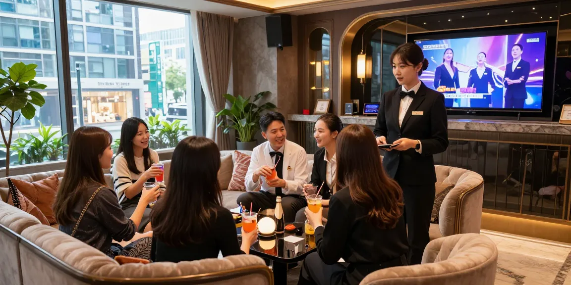 강남구구단에서 만나보는 프리미엄 가라오케의 우아한 분위기와 전문적인 서비스.