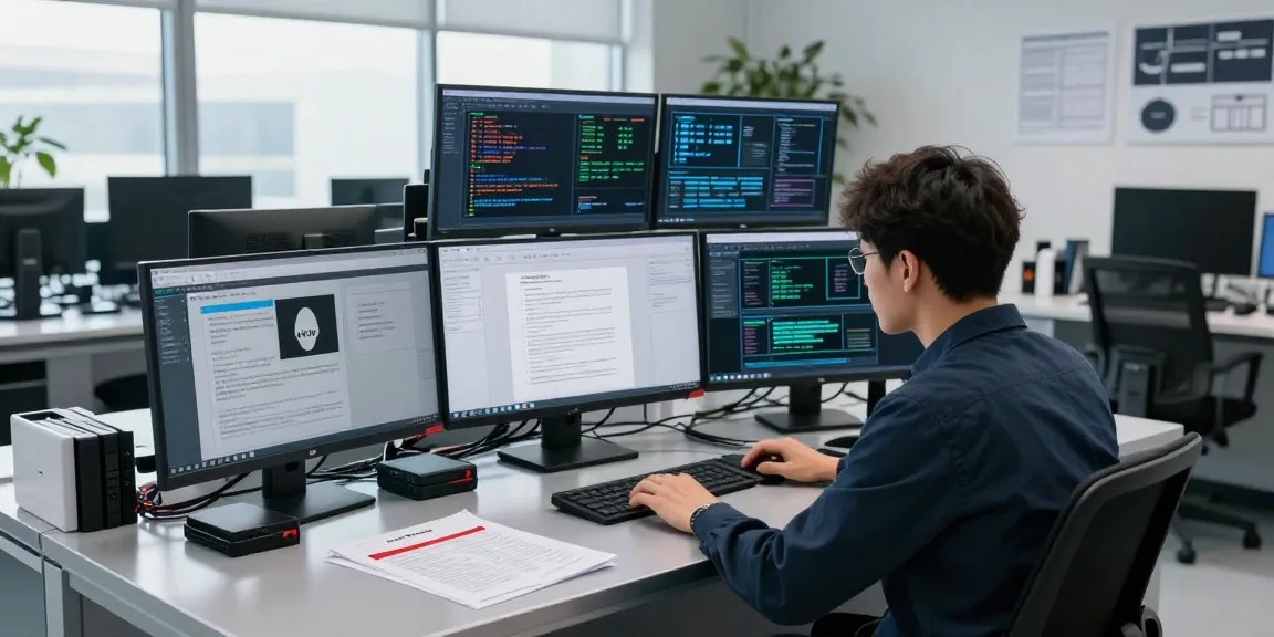 Detect PDF fraud in a high-tech digital forensics lab with advanced software tools and analytics.