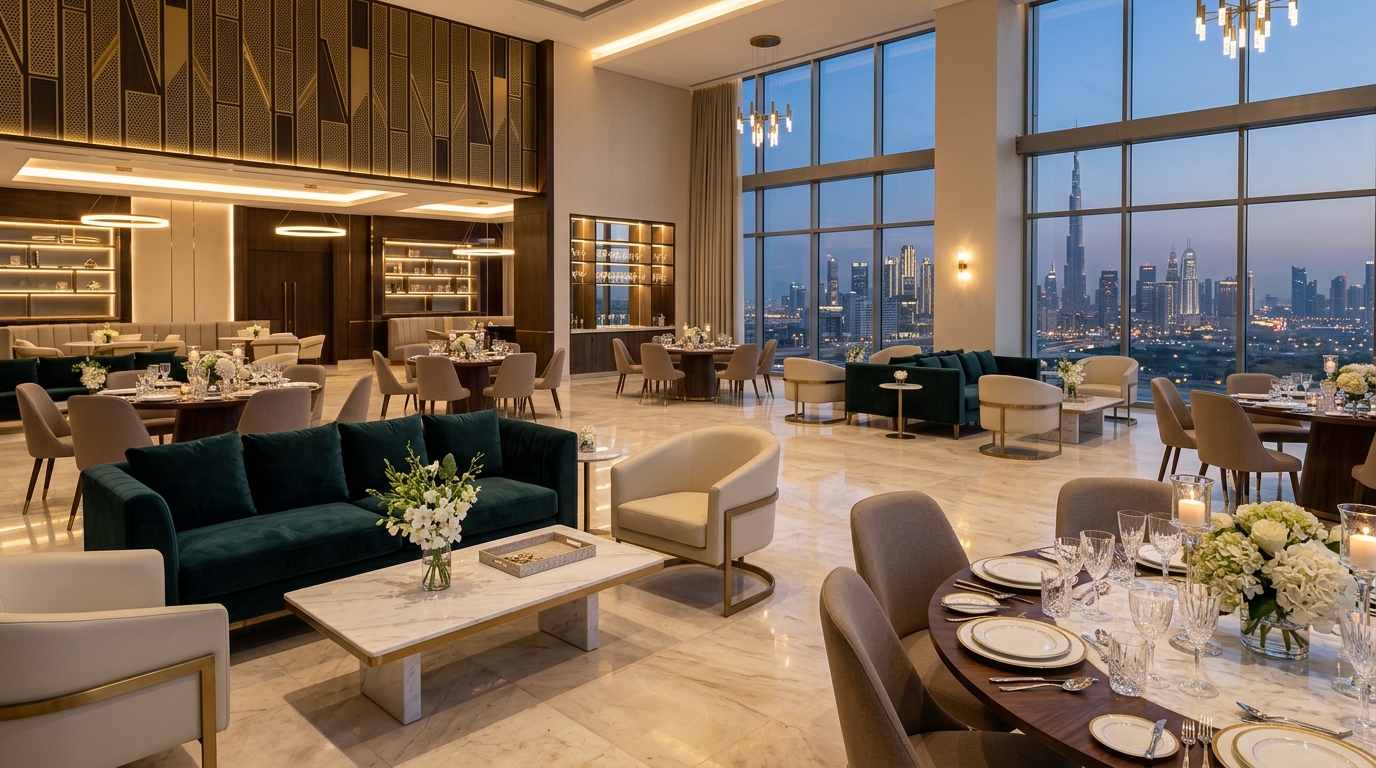 Best Furniture rentals events Services in Dubai | Athoor Rentals