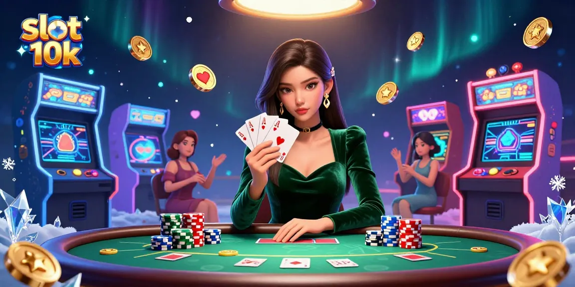 Play slot 10k and win with vibrant casino elements and dynamic characters.