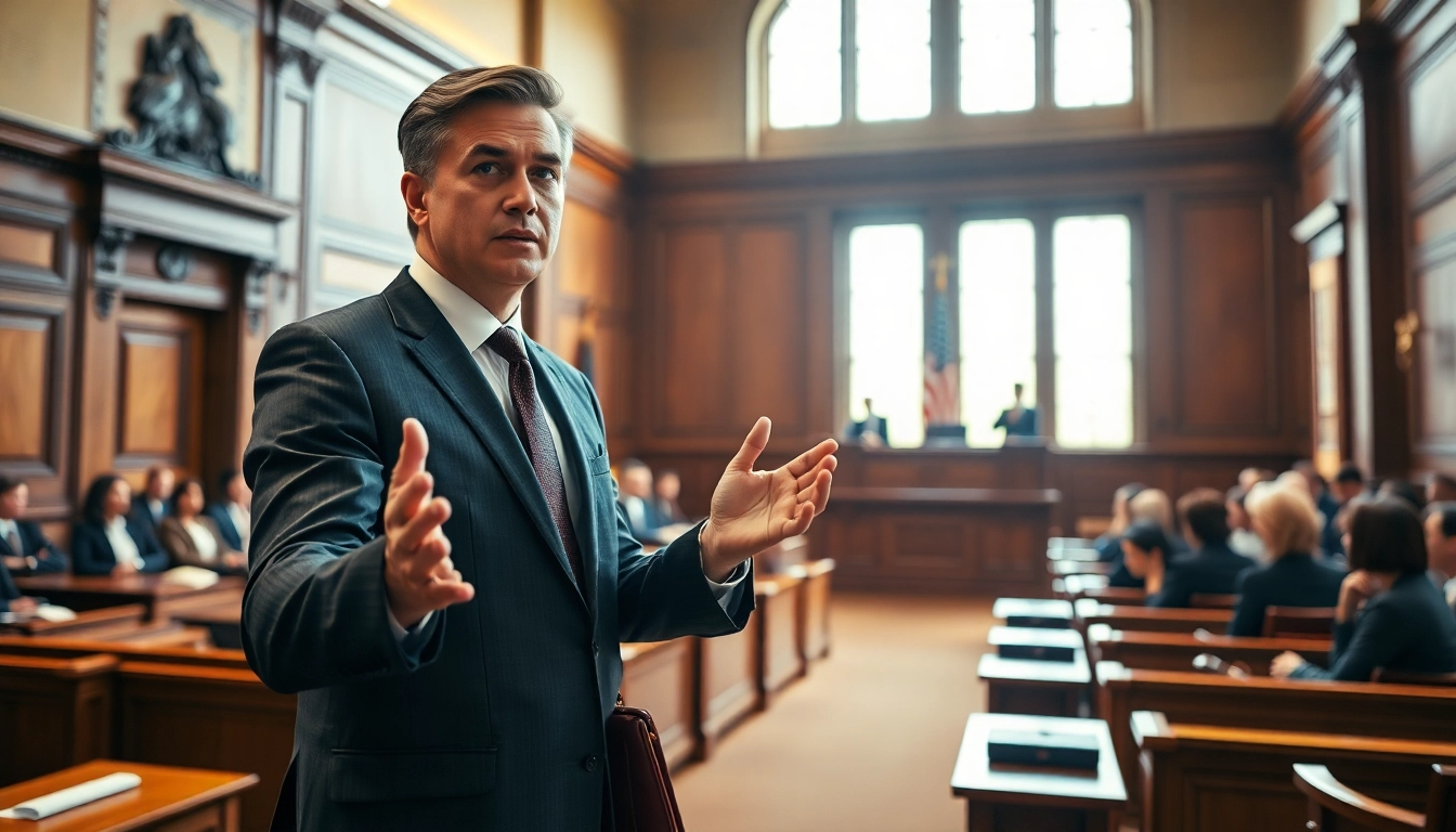 Attorneys advocating for justice at https://www.steinhardtlawfirm.com in a professional courtroom.