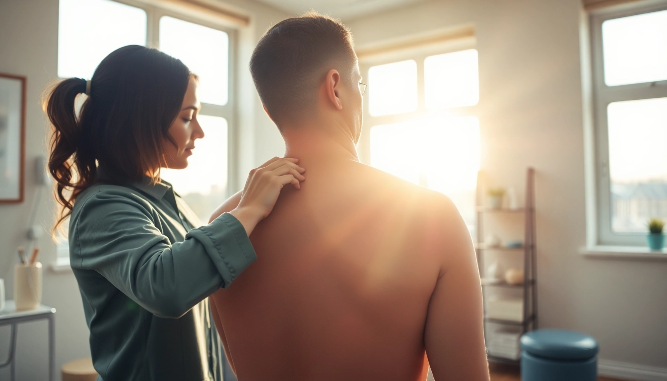 Engaging healthcare consultation at https://www.drzavosh.com, showcasing personalized chiropractic assessment.