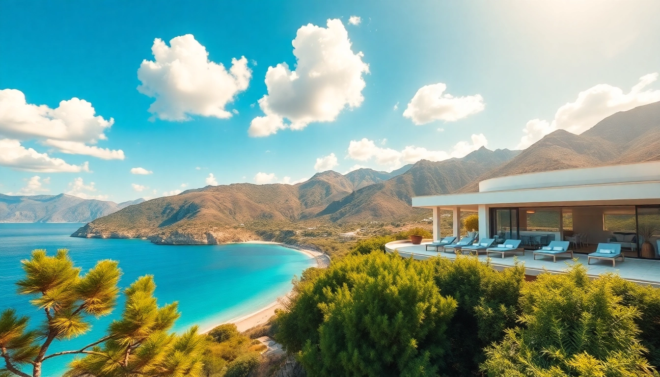 Luxurious villa showcasing property for sale in alanya turkey with stunning sea views