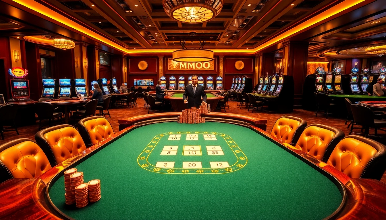 MMOO offers an exhilarating casino experience with engaging games and luxurious settings.