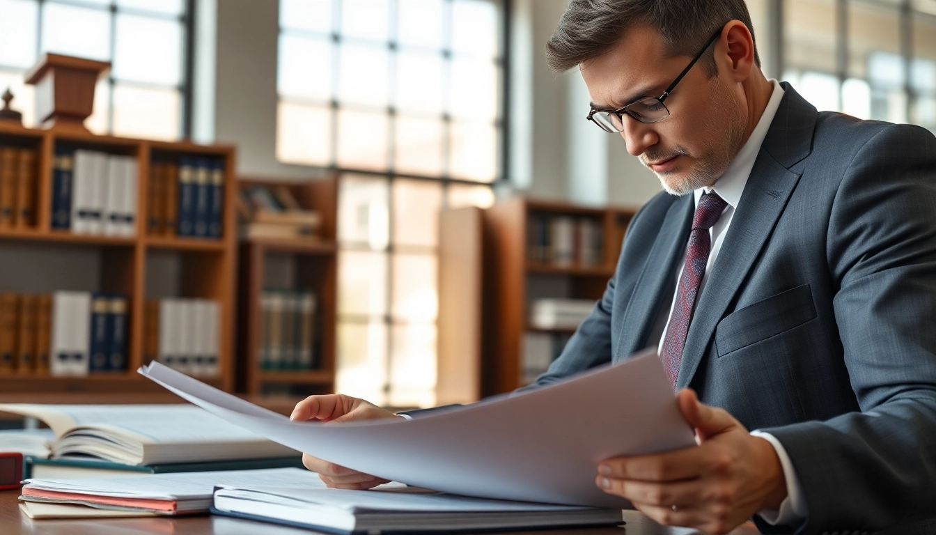 Consultation with a Grand Junction Personal Injury Lawyer reviewing case details in a bright office.