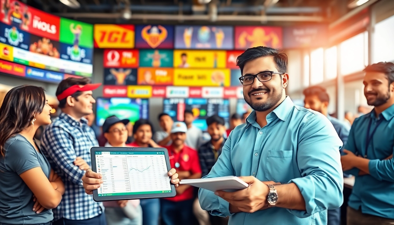 Engaging cricket betting tips 7 analysis session with fans enjoying the excitement.