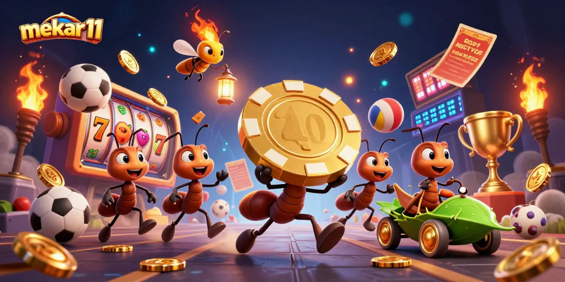 Catch rich winnings with mekar11 in this vibrant underground casino heist scene